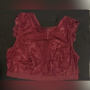 Torrid Lace/Sheer Bralette, 1X